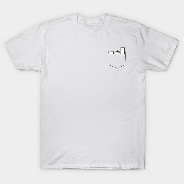 Box Pocket Friends T-Shirt by TJR Merchandise